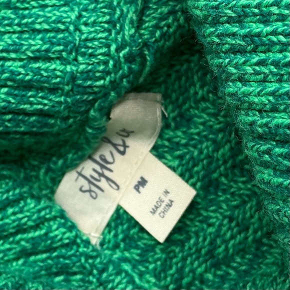 Style & Co Women's Envelope-Neck Tunic Sweater (PM Aventurine) New - Picture 10 of 12